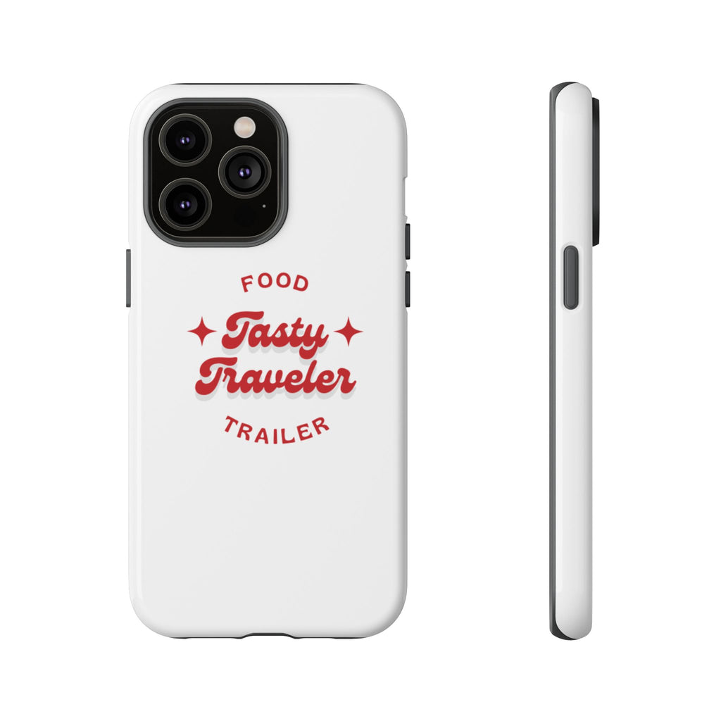 Phone Case — “Tasty Traveler” Food Trailer Retro Logo Protective Cover