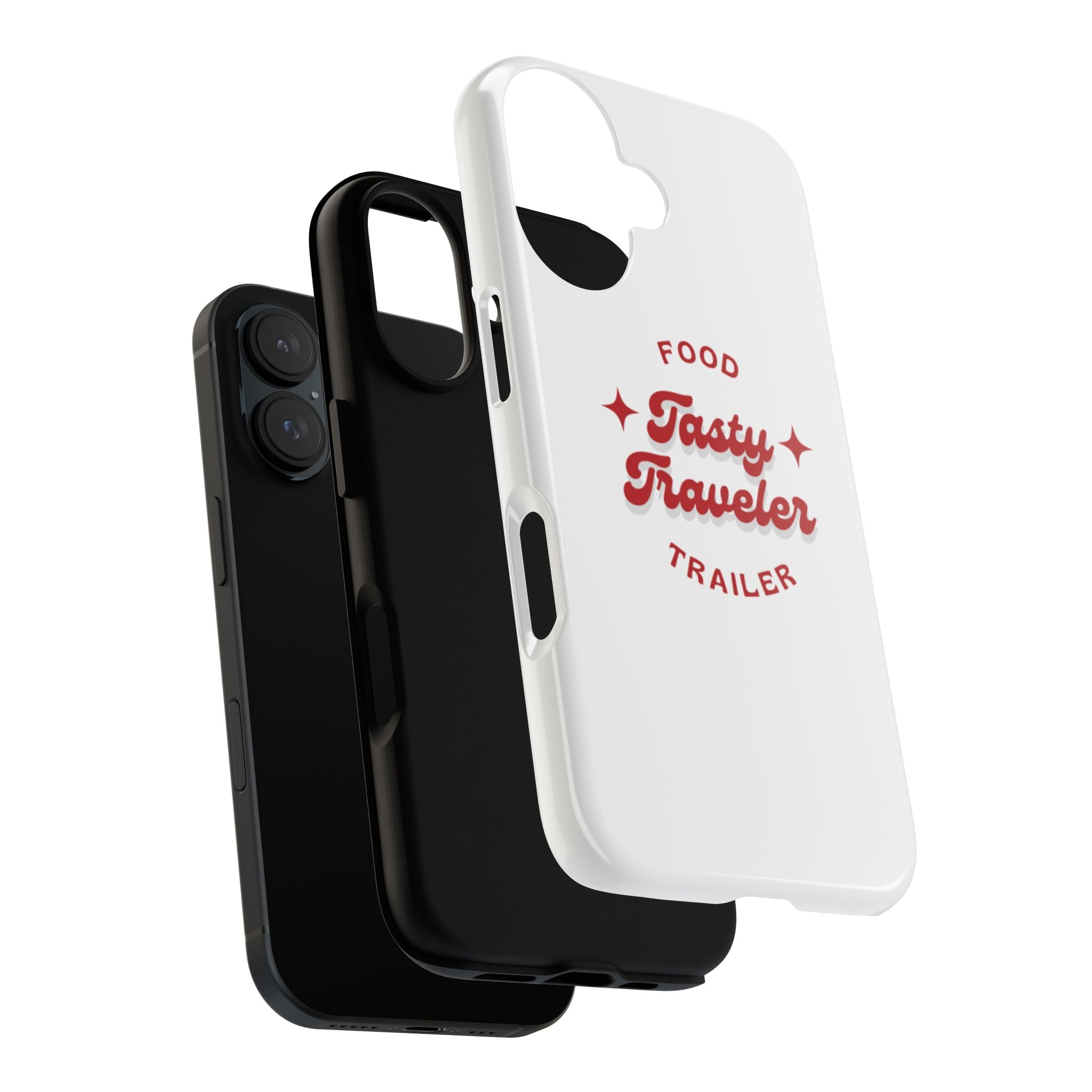 Phone Case — “Tasty Traveler” Food Trailer Retro Logo Protective Cover