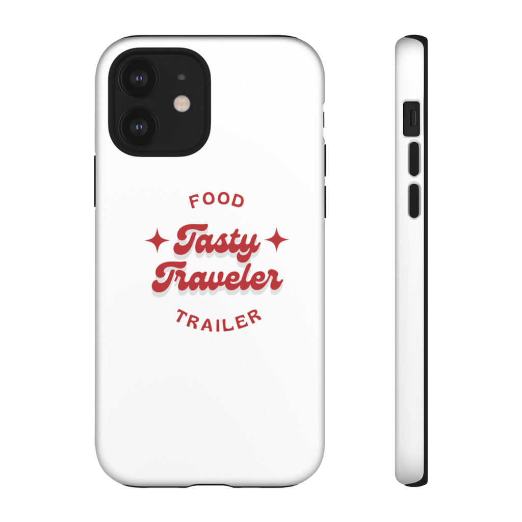 Phone Case — “Tasty Traveler” Food Trailer Retro Logo Protective Cover
