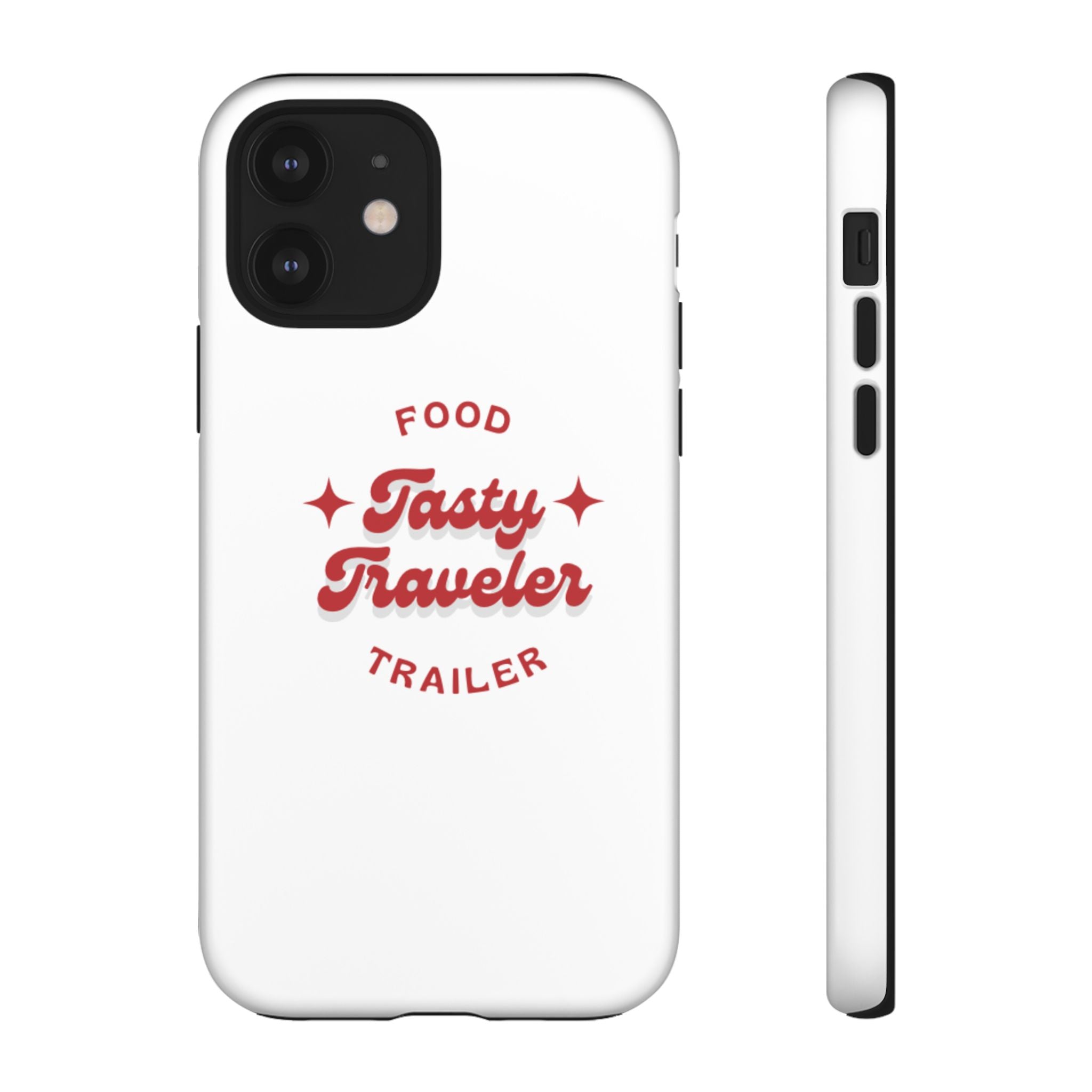 Phone Case — “Tasty Traveler” Food Trailer Retro Logo Protective Cover