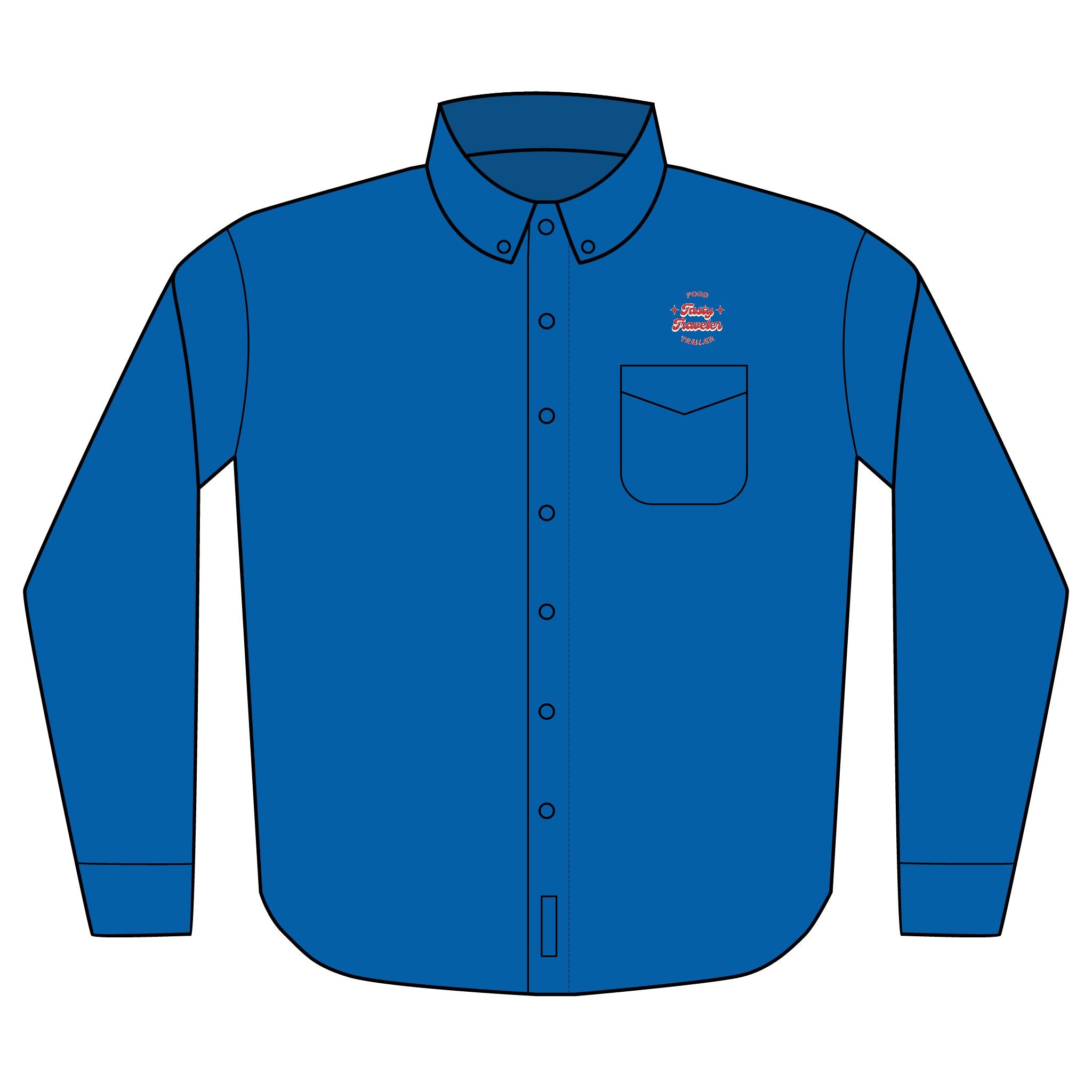 Copy of Embroidered 'Camp Counselor' Long Sleeve Shirt