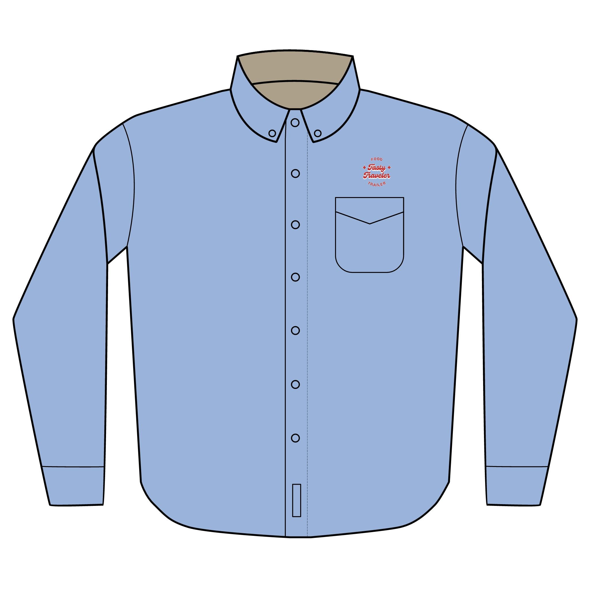 Copy of Embroidered 'Camp Counselor' Long Sleeve Shirt