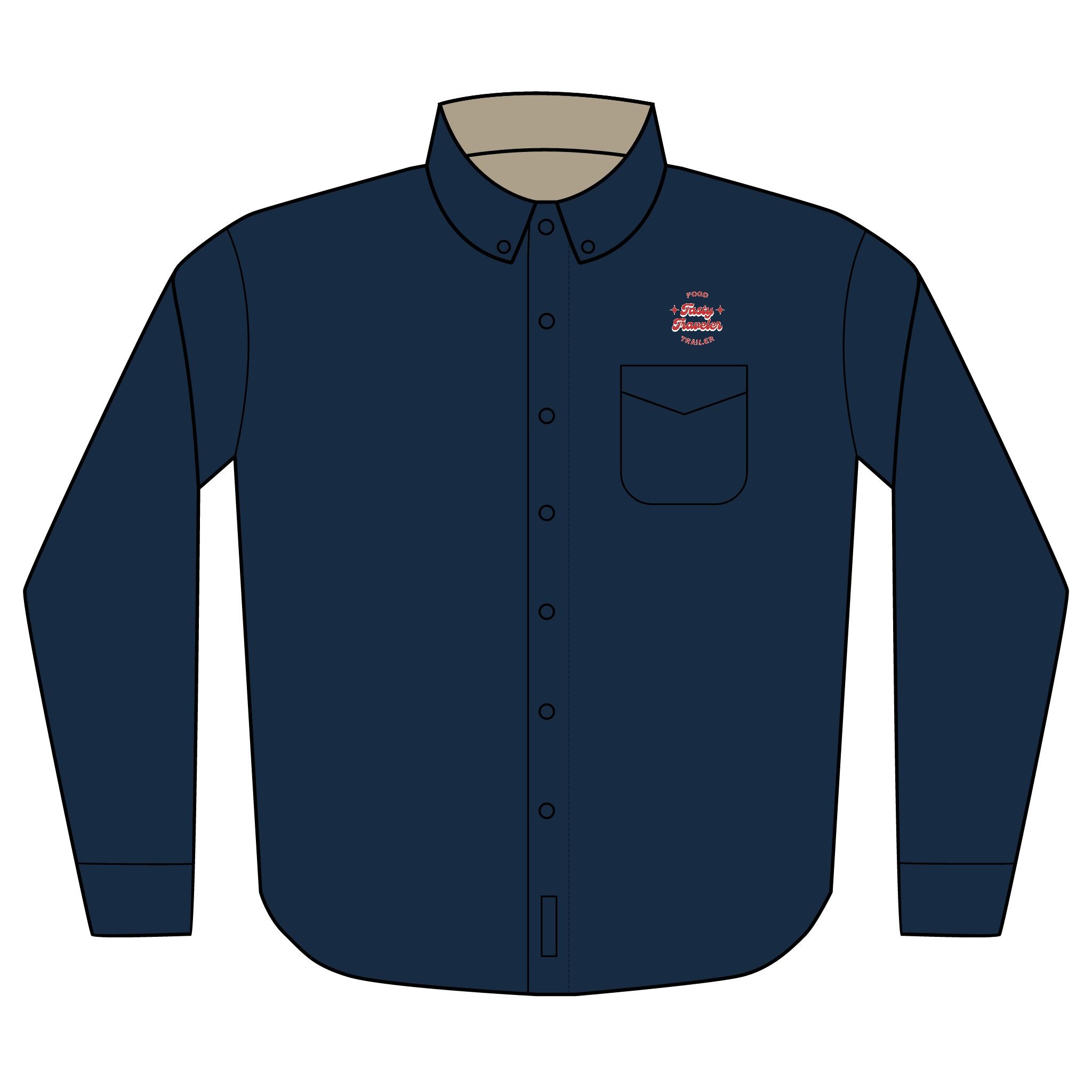 Copy of Embroidered 'Camp Counselor' Long Sleeve Shirt