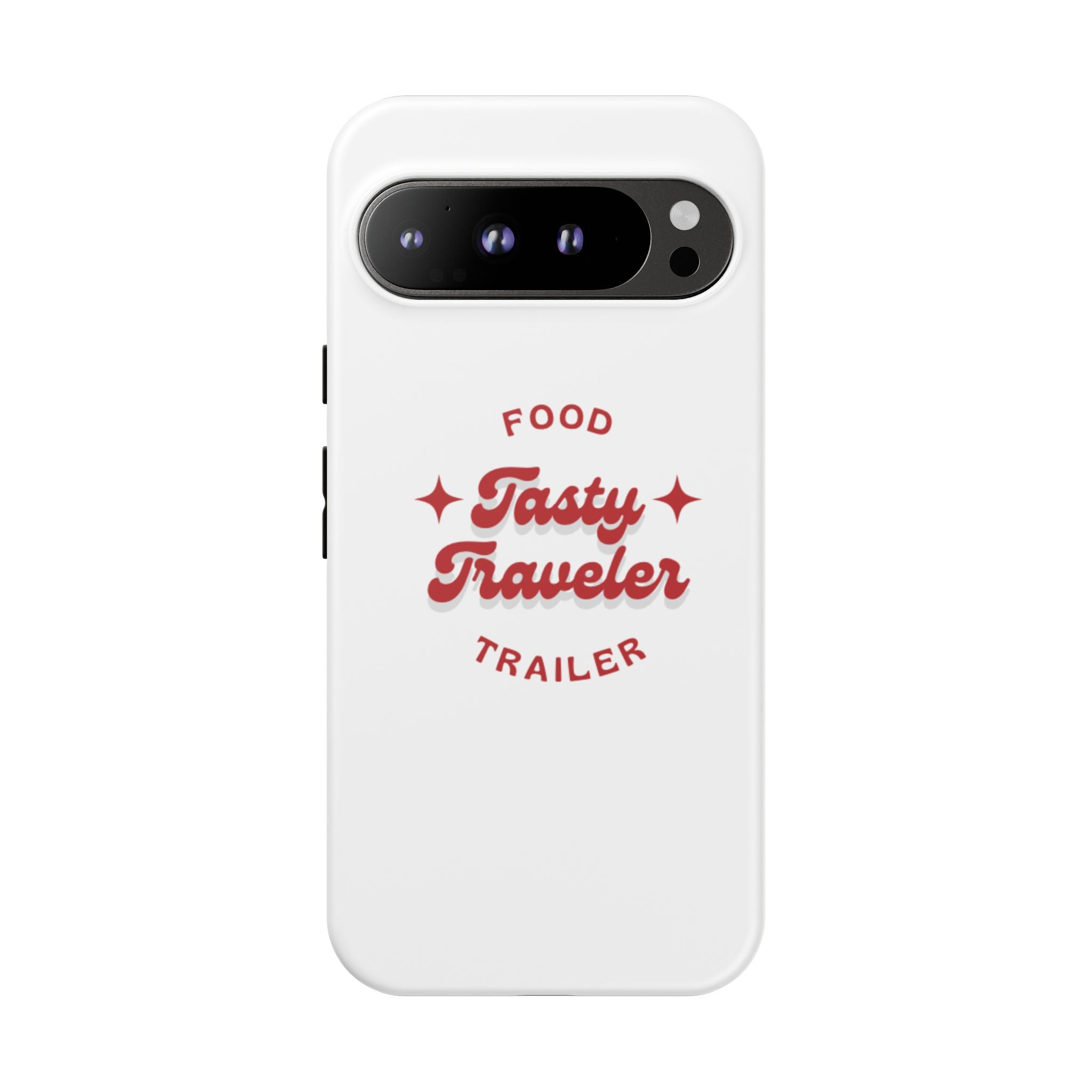 Phone Case — “Tasty Traveler” Food Trailer Retro Logo Protective Cover