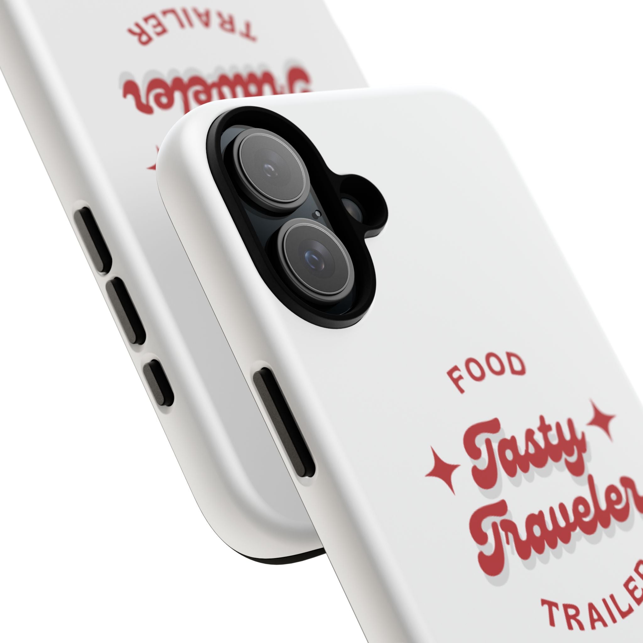 Phone Case — “Tasty Traveler” Food Trailer Retro Logo Protective Cover