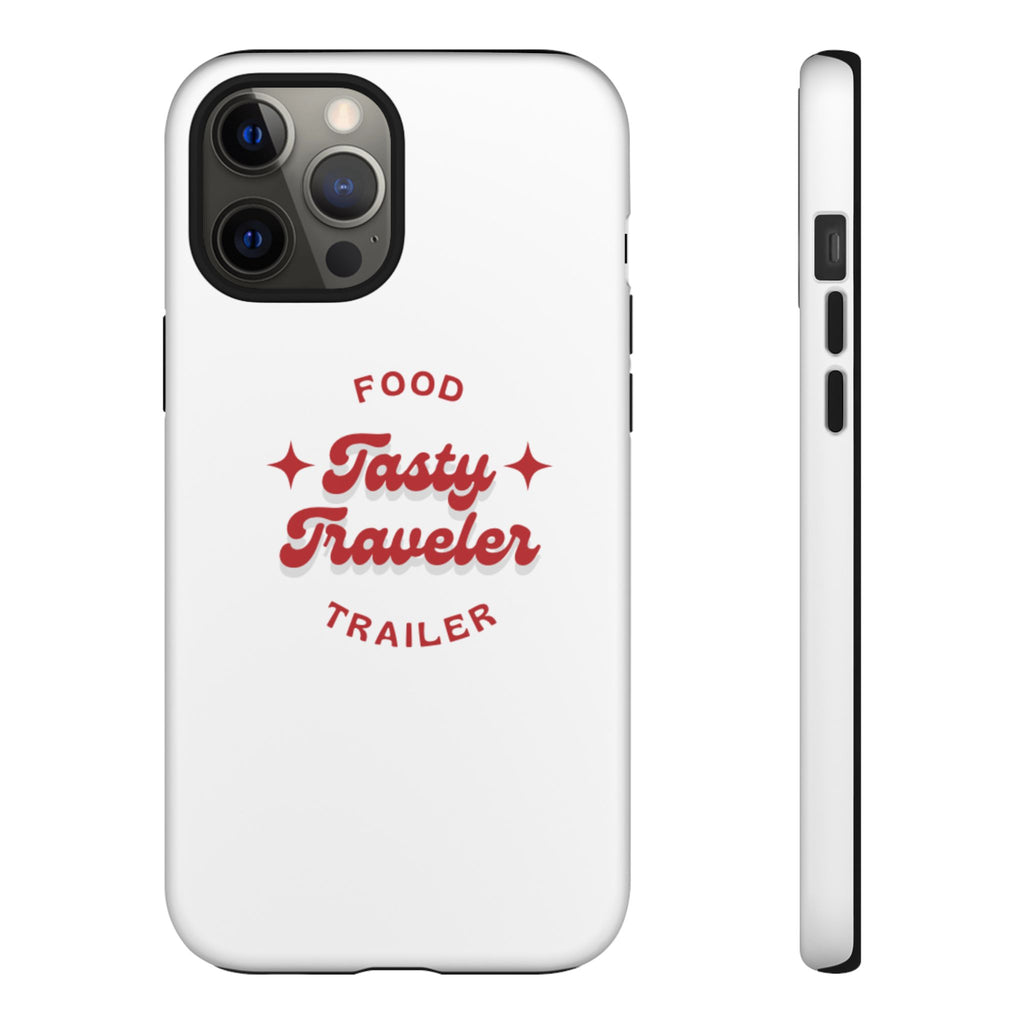 Phone Case — “Tasty Traveler” Food Trailer Retro Logo Protective Cover