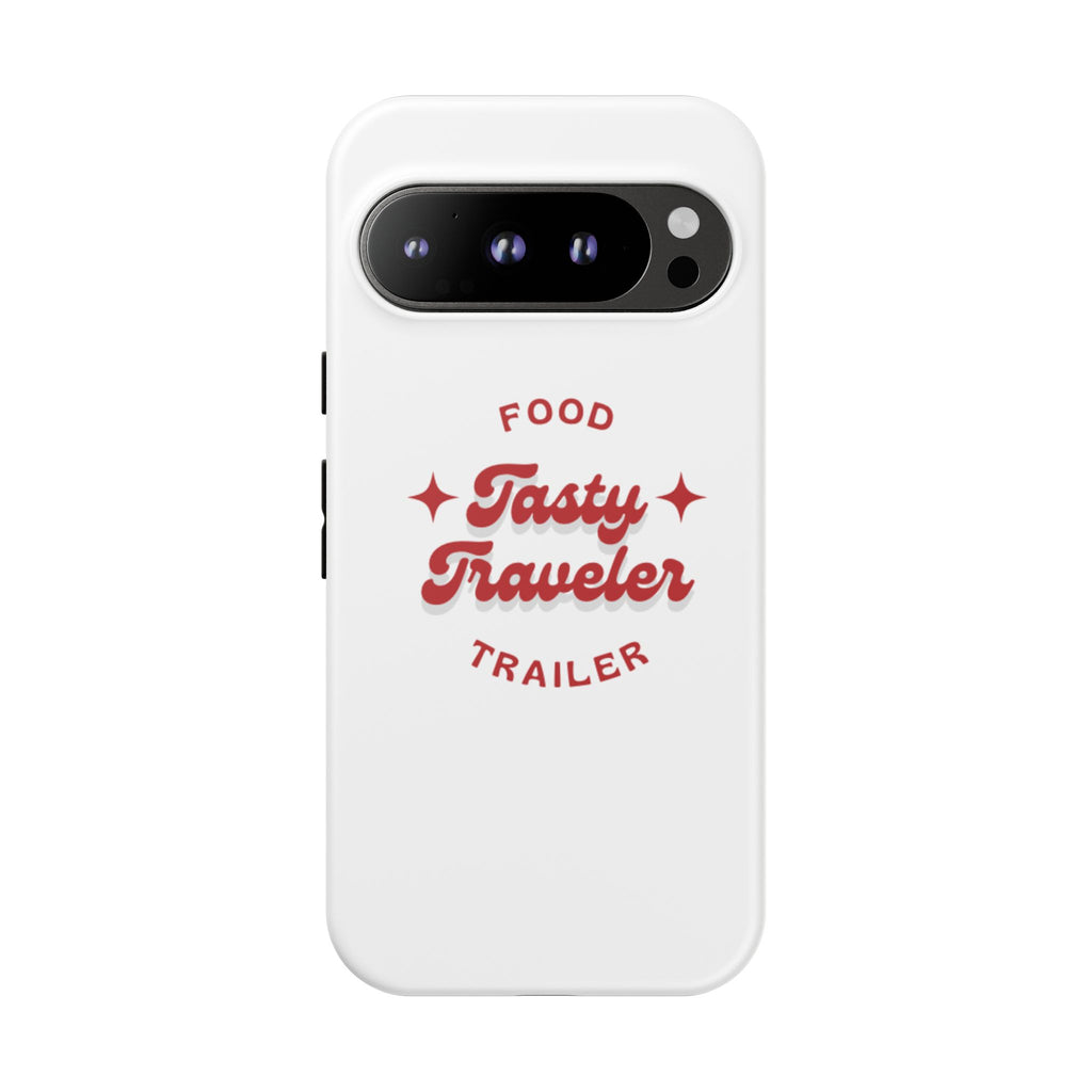 Phone Case — “Tasty Traveler” Food Trailer Retro Logo Protective Cover