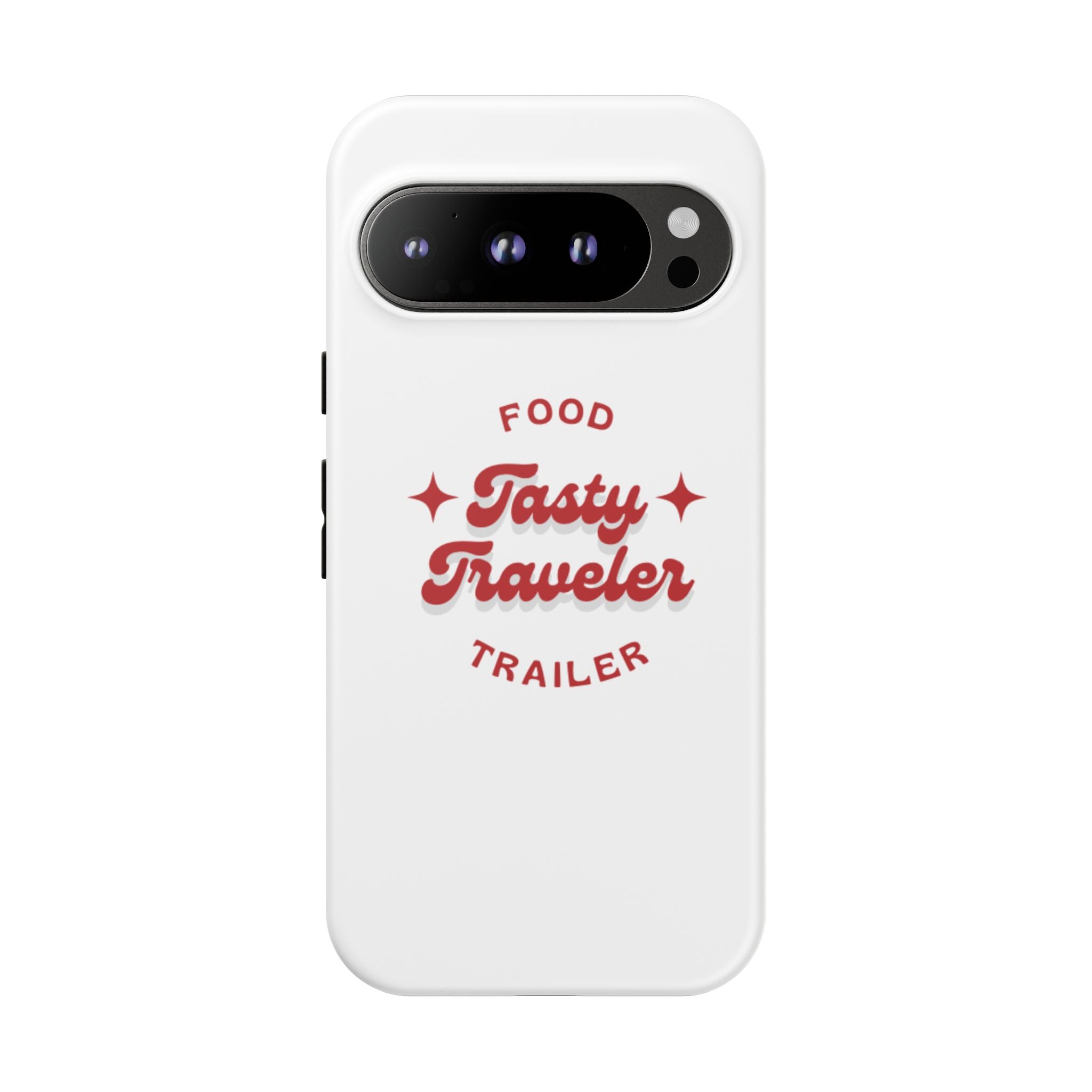 Phone Case — “Tasty Traveler” Food Trailer Retro Logo Protective Cover