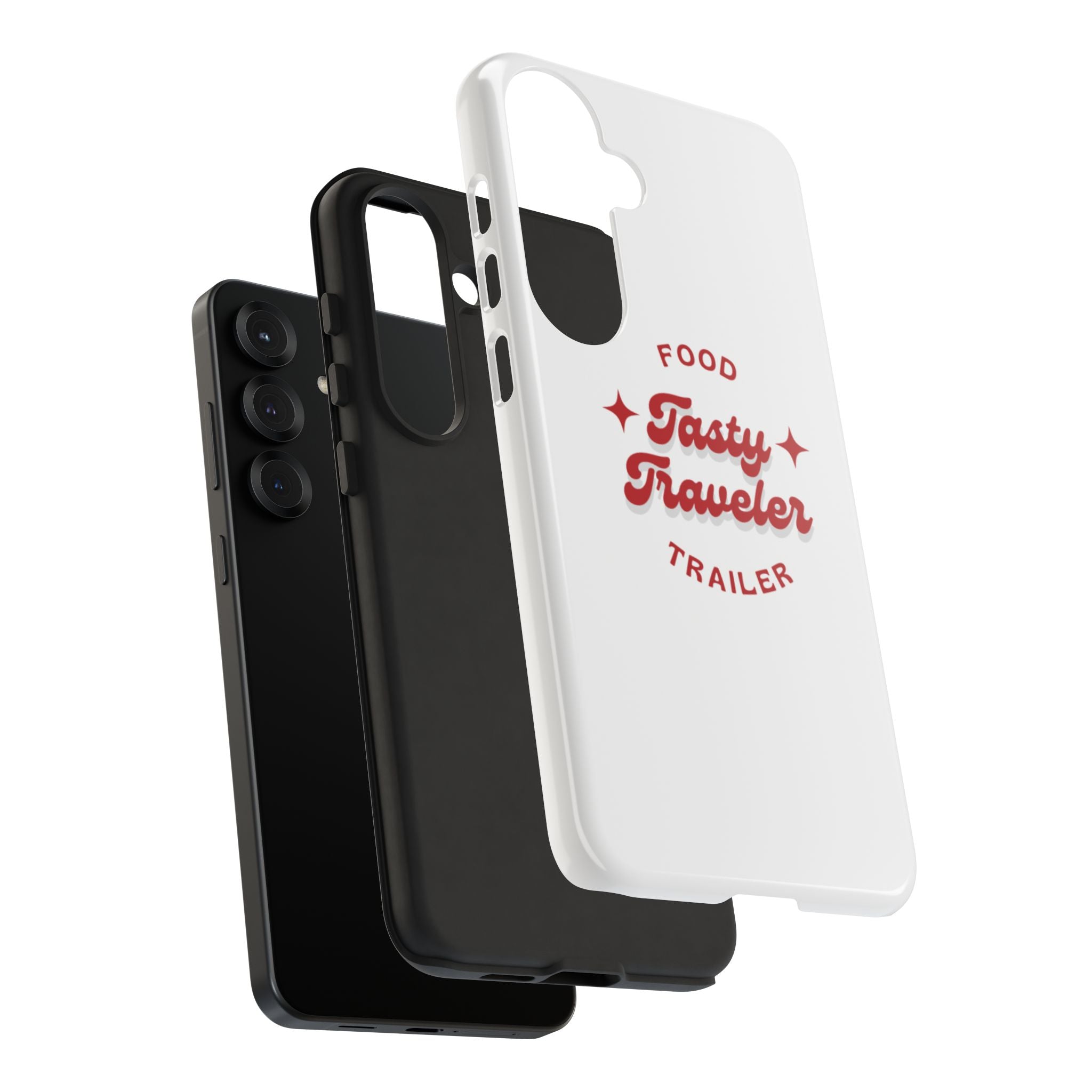 Phone Case — “Tasty Traveler” Food Trailer Retro Logo Protective Cover