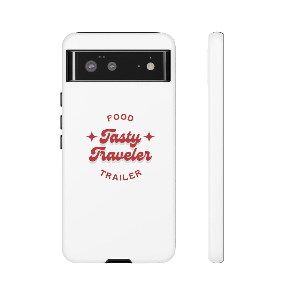 Phone Case — “Tasty Traveler” Food Trailer Retro Logo Protective Cover