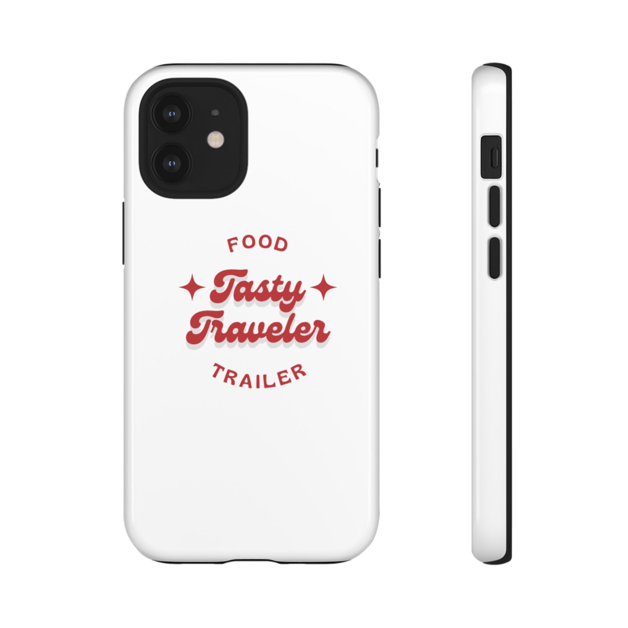 Phone Case — “Tasty Traveler” Food Trailer Retro Logo Protective Cover
