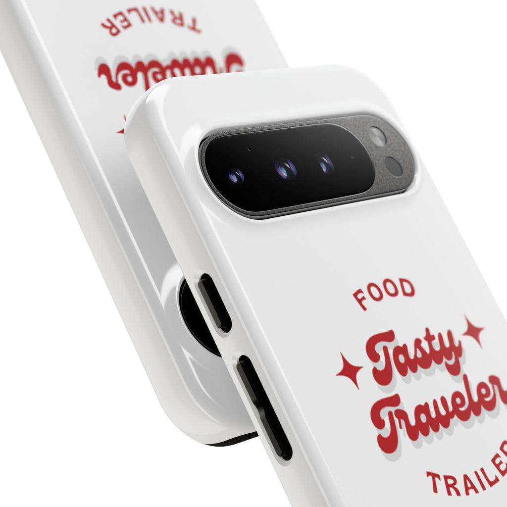Phone Case — “Tasty Traveler” Food Trailer Retro Logo Protective Cover