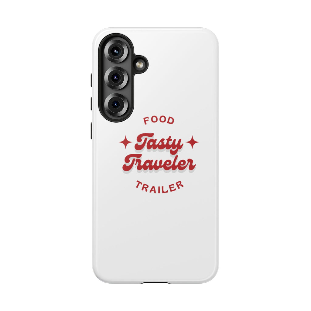 Phone Case — “Tasty Traveler” Food Trailer Retro Logo Protective Cover