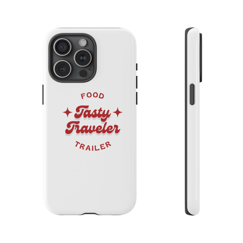 Phone Case — “Tasty Traveler” Food Trailer Retro Logo Protective Cover