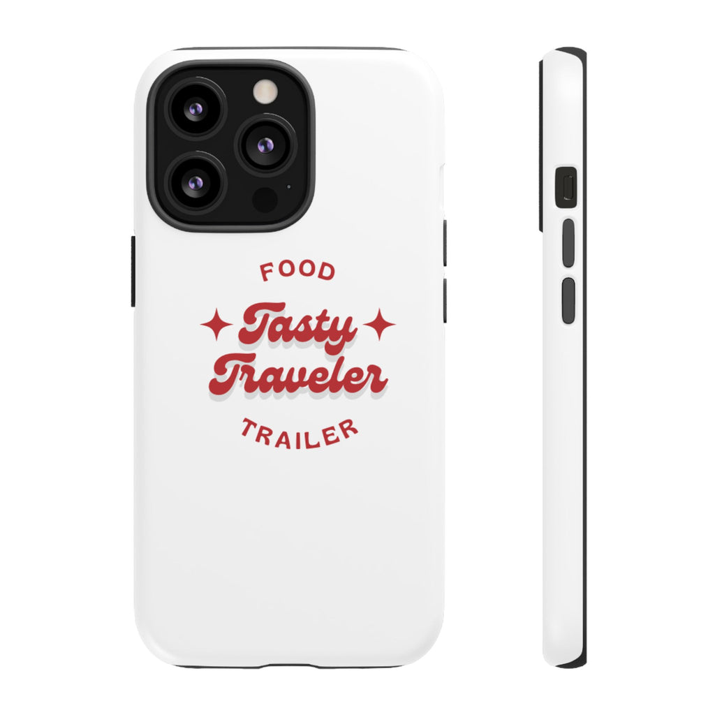 Phone Case — “Tasty Traveler” Food Trailer Retro Logo Protective Cover