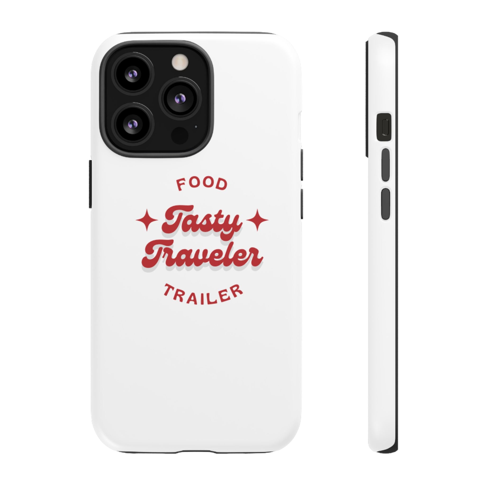 Phone Case — “Tasty Traveler” Food Trailer Retro Logo Protective Cover
