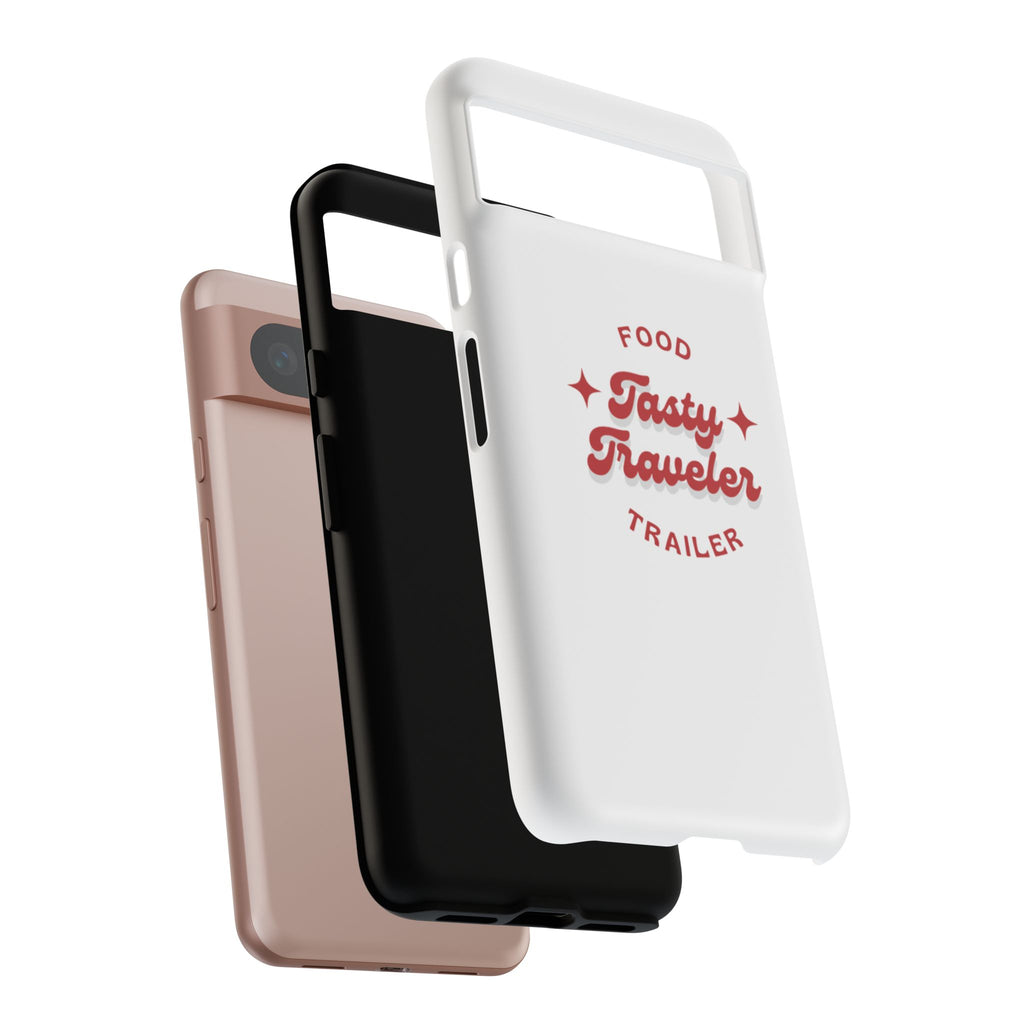 Phone Case — “Tasty Traveler” Food Trailer Retro Logo Protective Cover