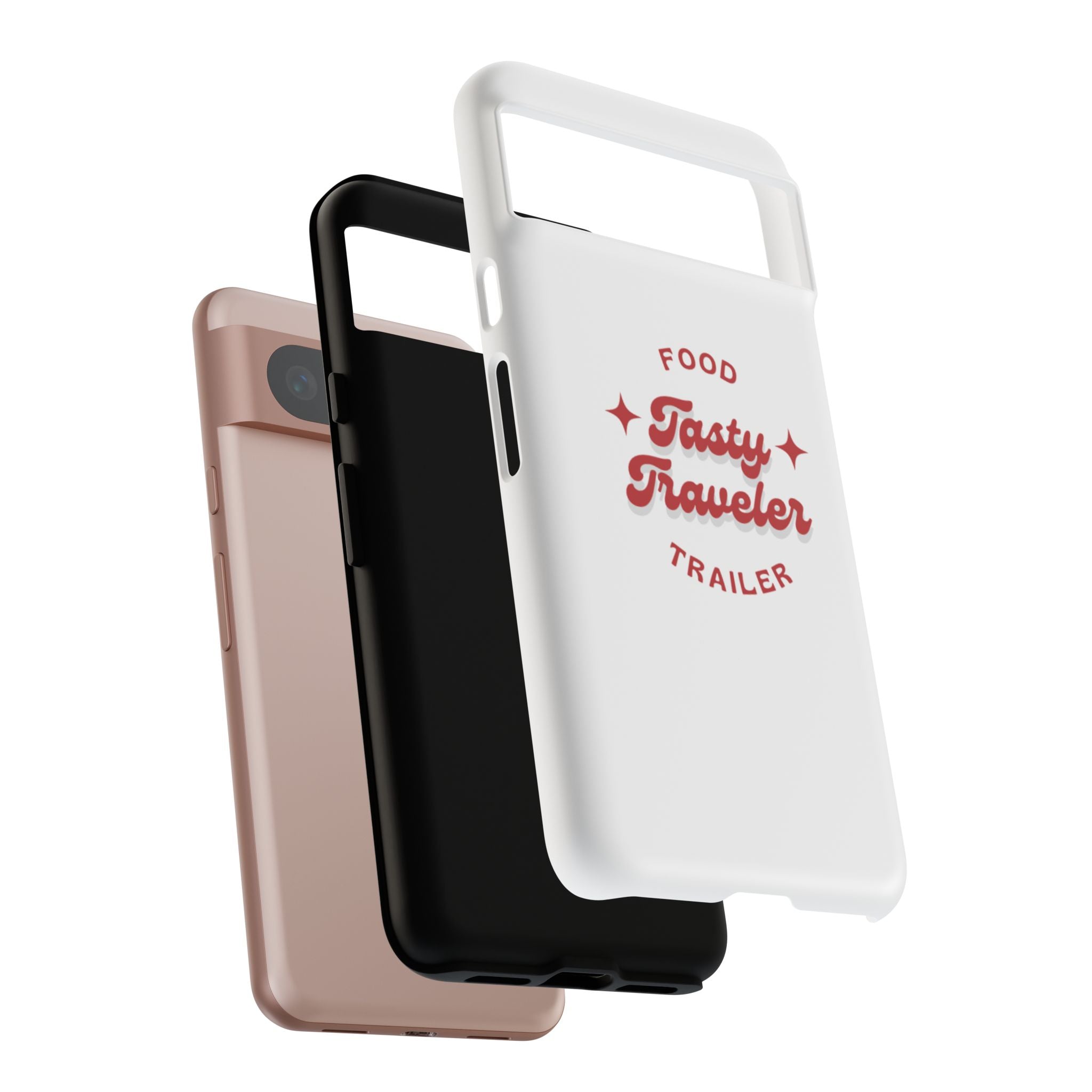 Phone Case — “Tasty Traveler” Food Trailer Retro Logo Protective Cover