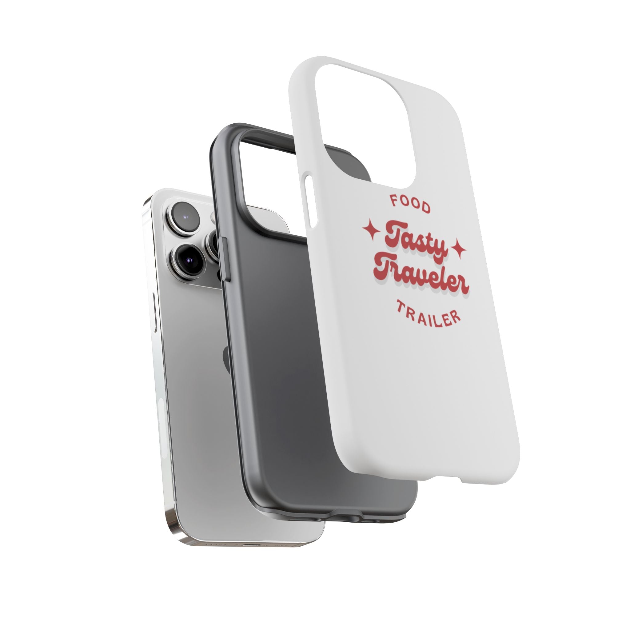 Phone Case — “Tasty Traveler” Food Trailer Retro Logo Protective Cover