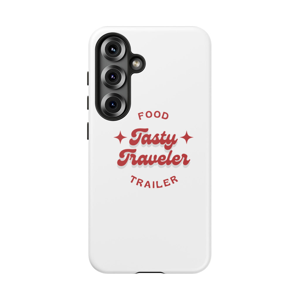 Phone Case — “Tasty Traveler” Food Trailer Retro Logo Protective Cover