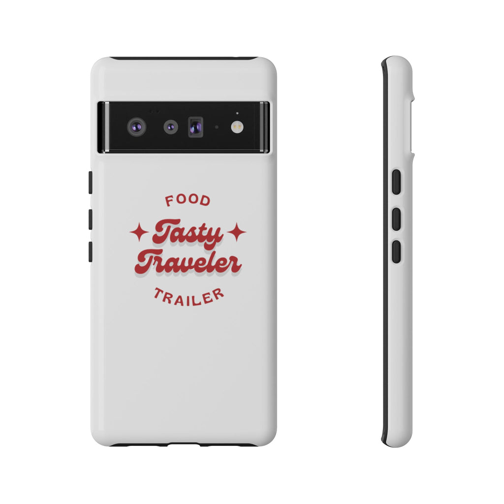 Phone Case — “Tasty Traveler” Food Trailer Retro Logo Protective Cover