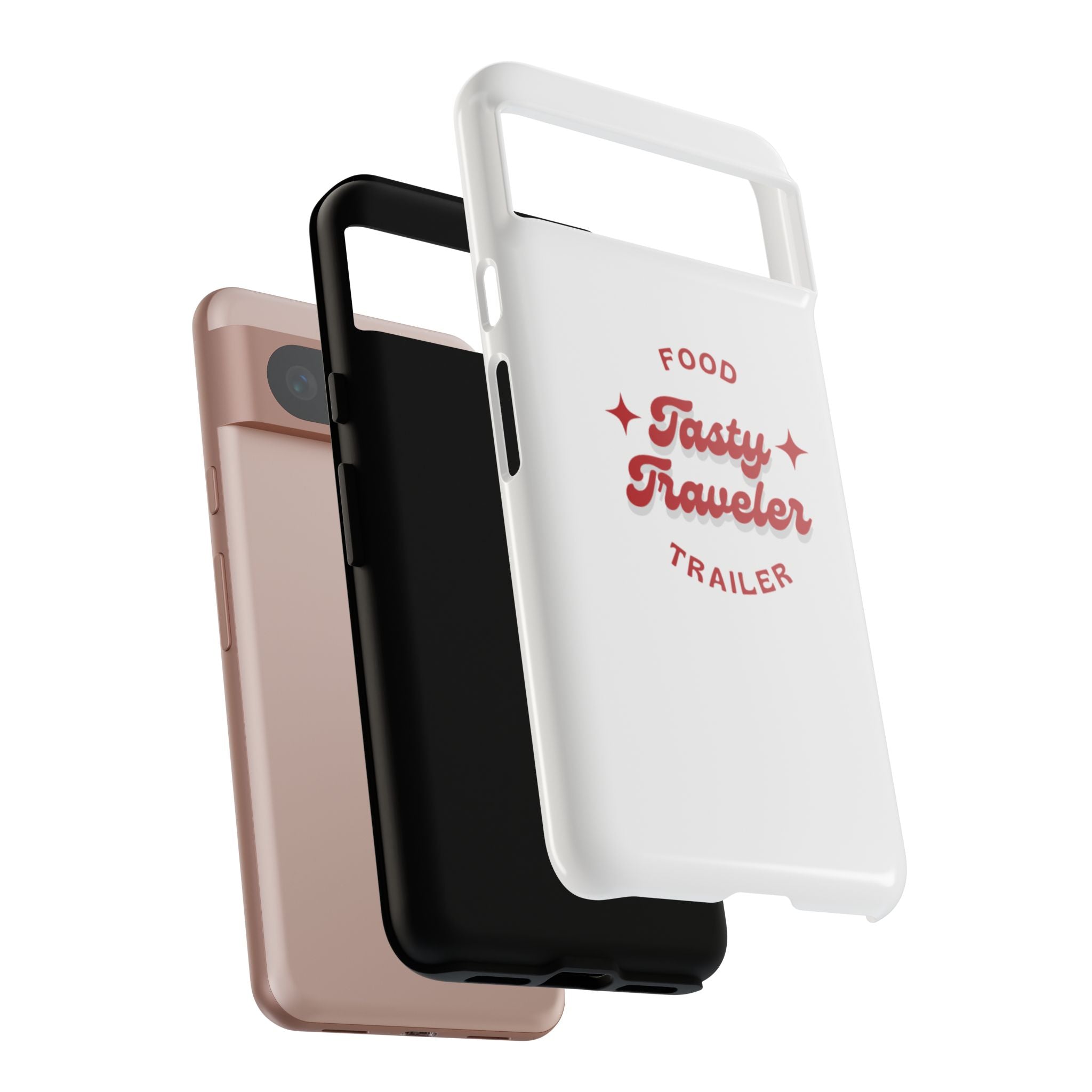 Phone Case — “Tasty Traveler” Food Trailer Retro Logo Protective Cover