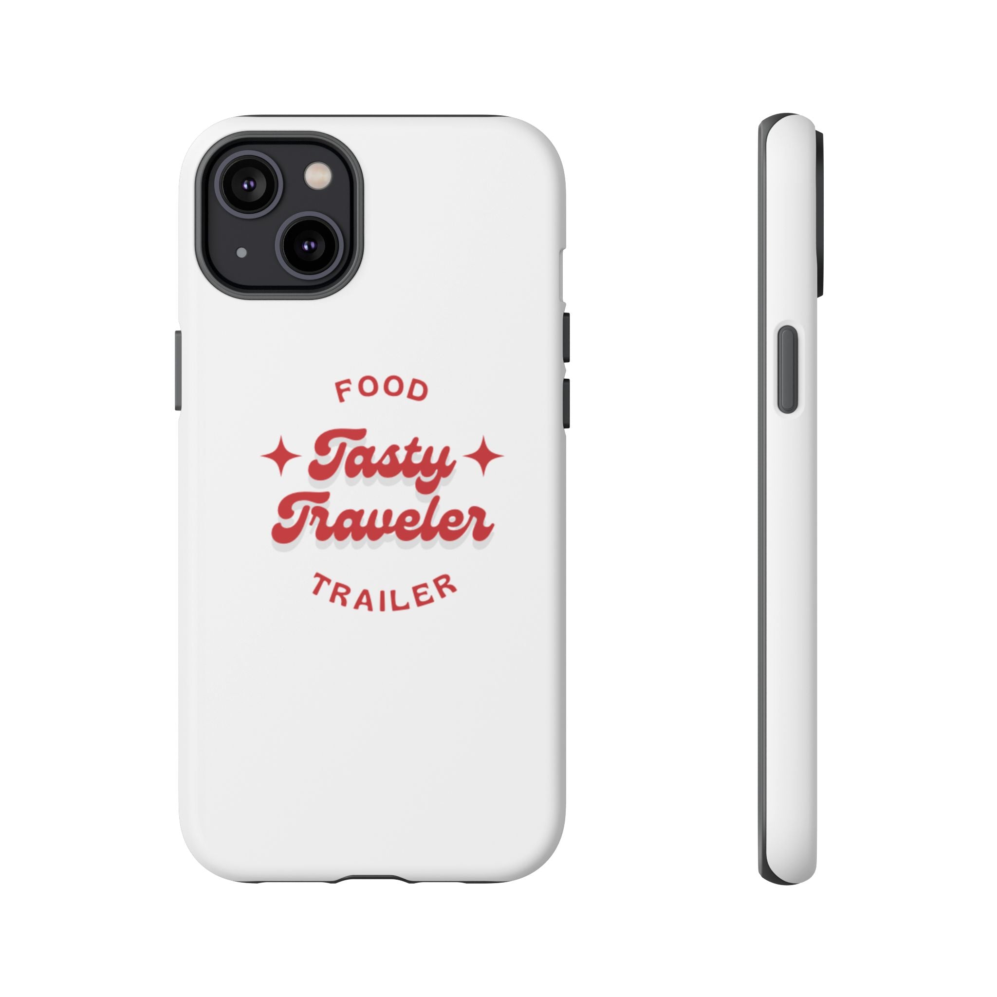 Phone Case — “Tasty Traveler” Food Trailer Retro Logo Protective Cover