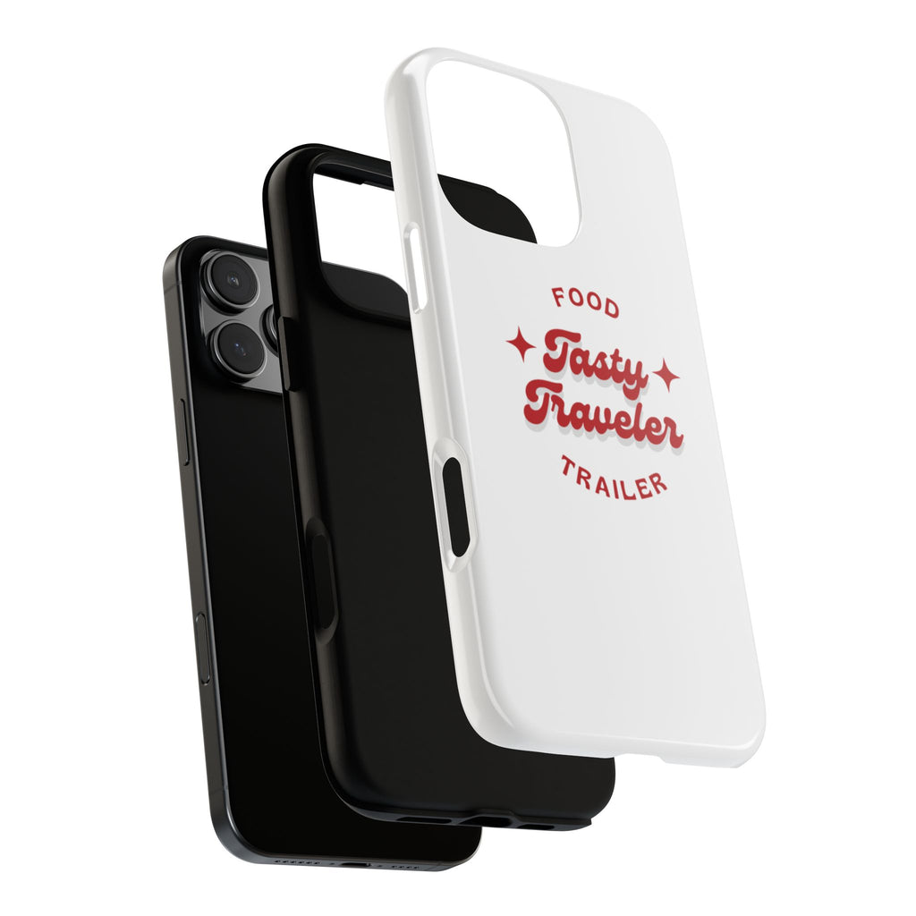Phone Case — “Tasty Traveler” Food Trailer Retro Logo Protective Cover