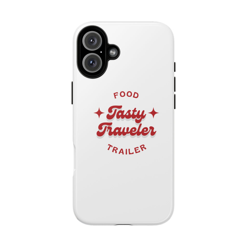 Phone Case — “Tasty Traveler” Food Trailer Retro Logo Protective Cover