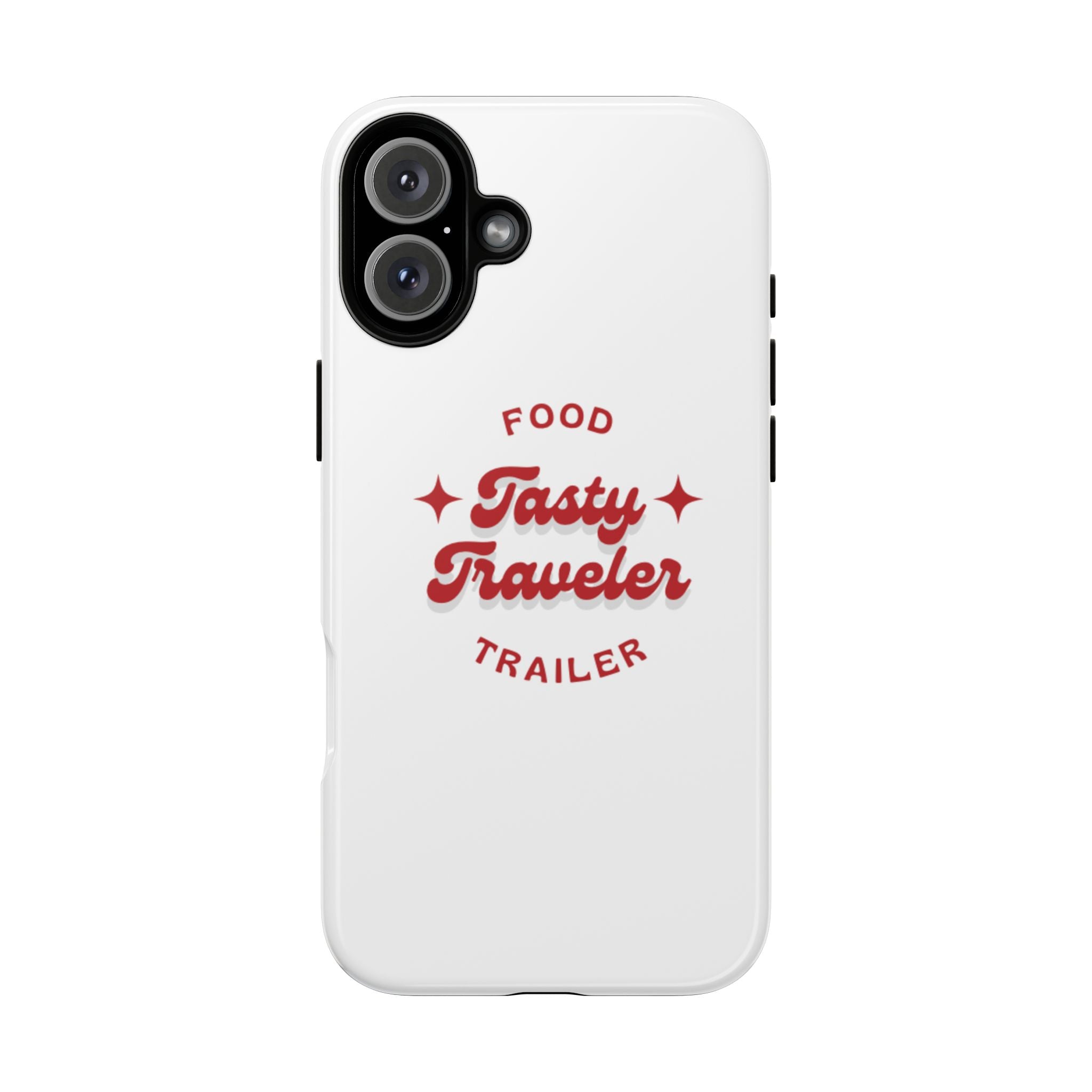 Phone Case — “Tasty Traveler” Food Trailer Retro Logo Protective Cover