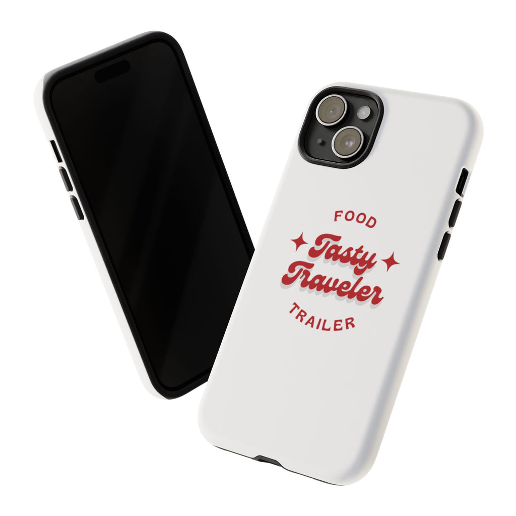 Phone Case — “Tasty Traveler” Food Trailer Retro Logo Protective Cover