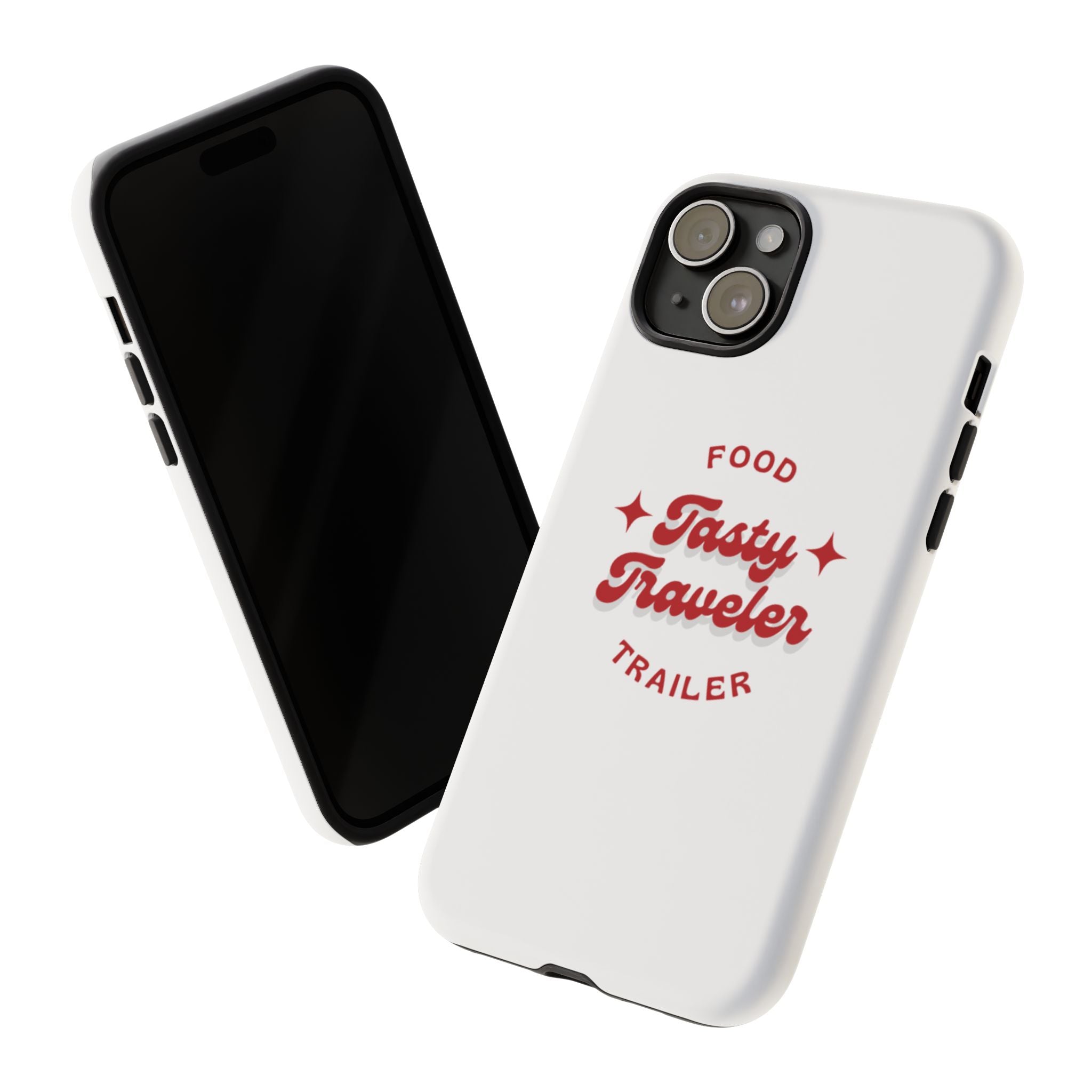 Phone Case — “Tasty Traveler” Food Trailer Retro Logo Protective Cover
