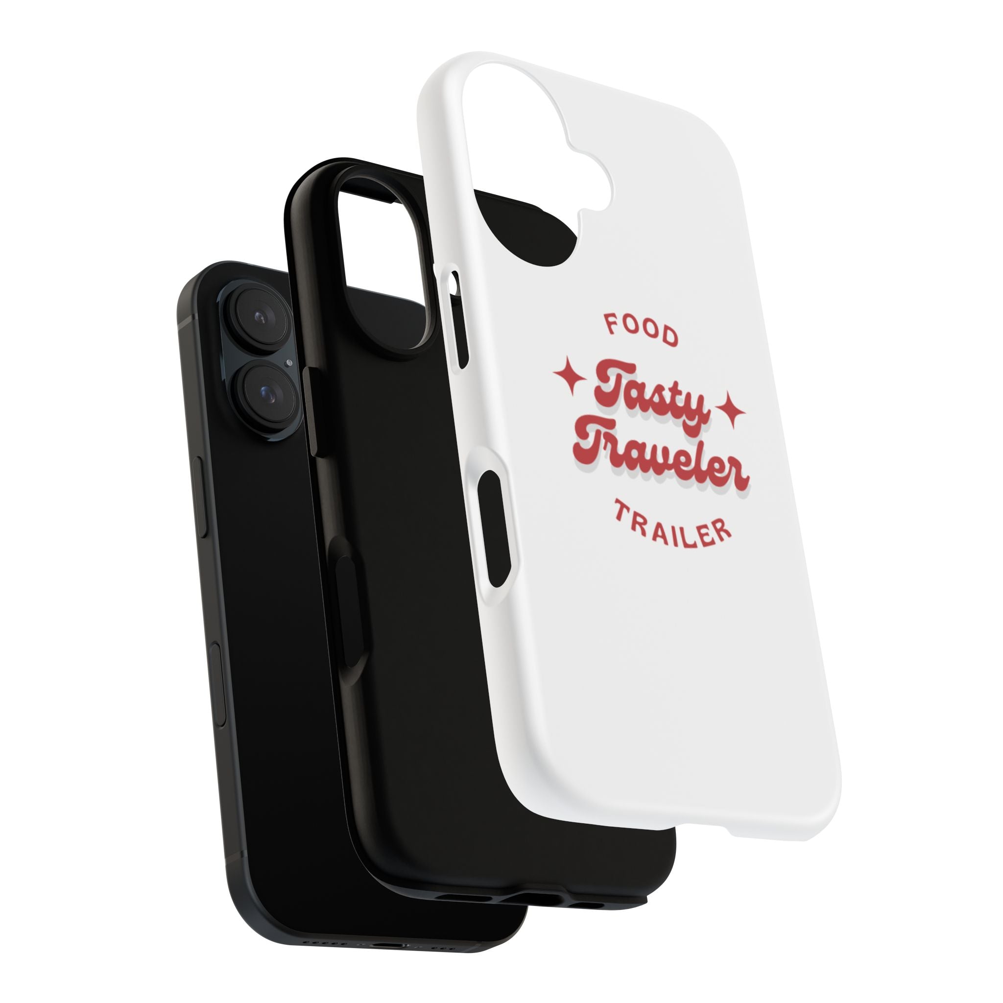 Phone Case — “Tasty Traveler” Food Trailer Retro Logo Protective Cover