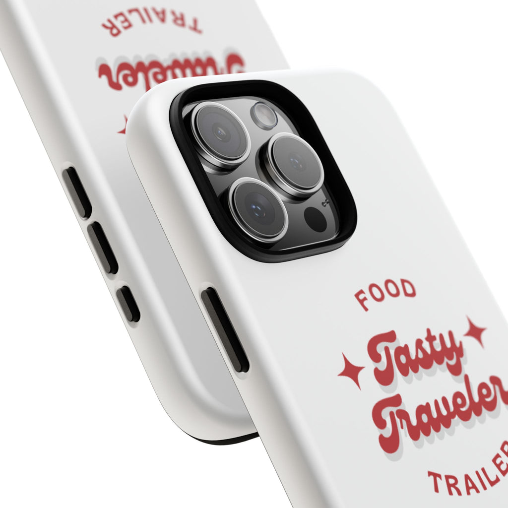 Phone Case — “Tasty Traveler” Food Trailer Retro Logo Protective Cover