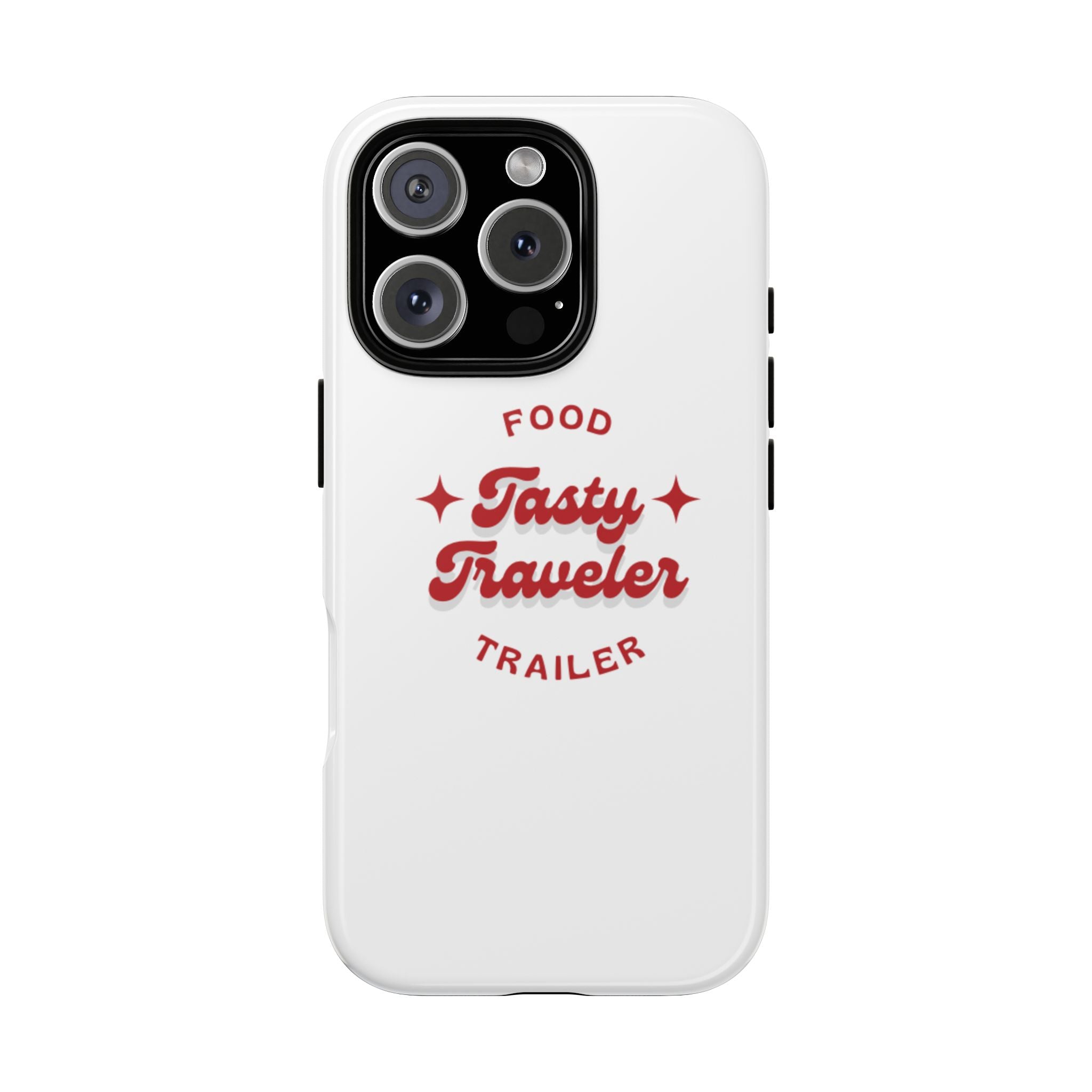 Phone Case — “Tasty Traveler” Food Trailer Retro Logo Protective Cover