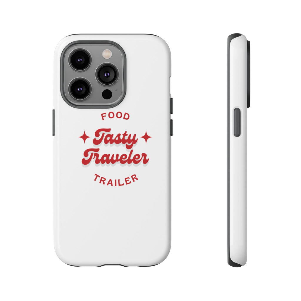 Phone Case — “Tasty Traveler” Food Trailer Retro Logo Protective Cover