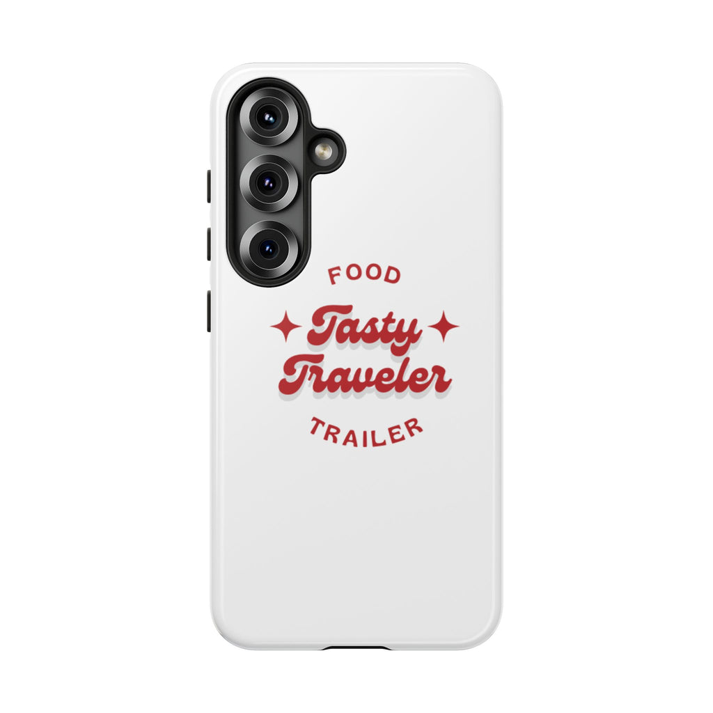 Phone Case — “Tasty Traveler” Food Trailer Retro Logo Protective Cover