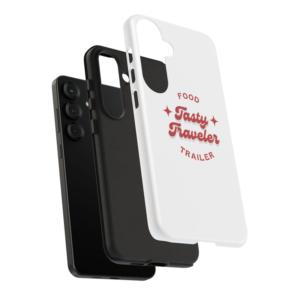 Phone Case — “Tasty Traveler” Food Trailer Retro Logo Protective Cover