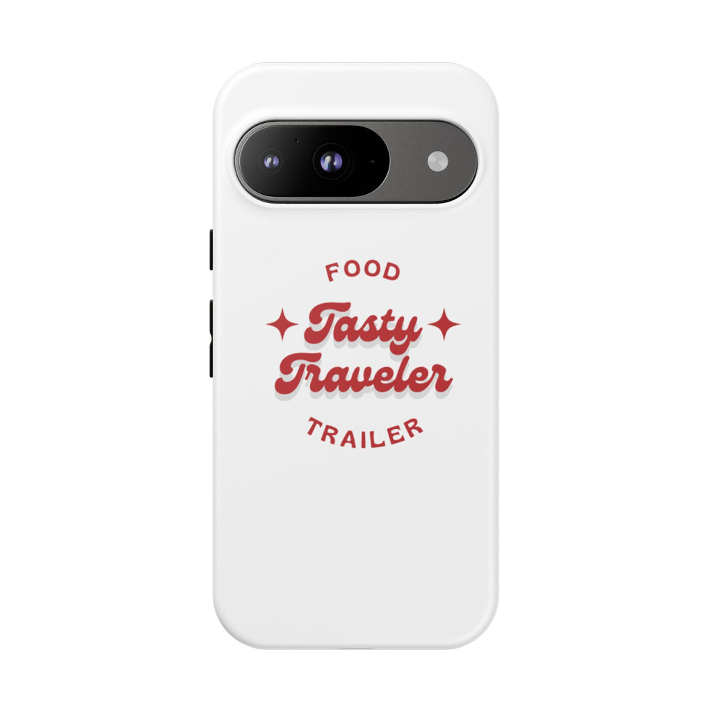 Phone Case — “Tasty Traveler” Food Trailer Retro Logo Protective Cover