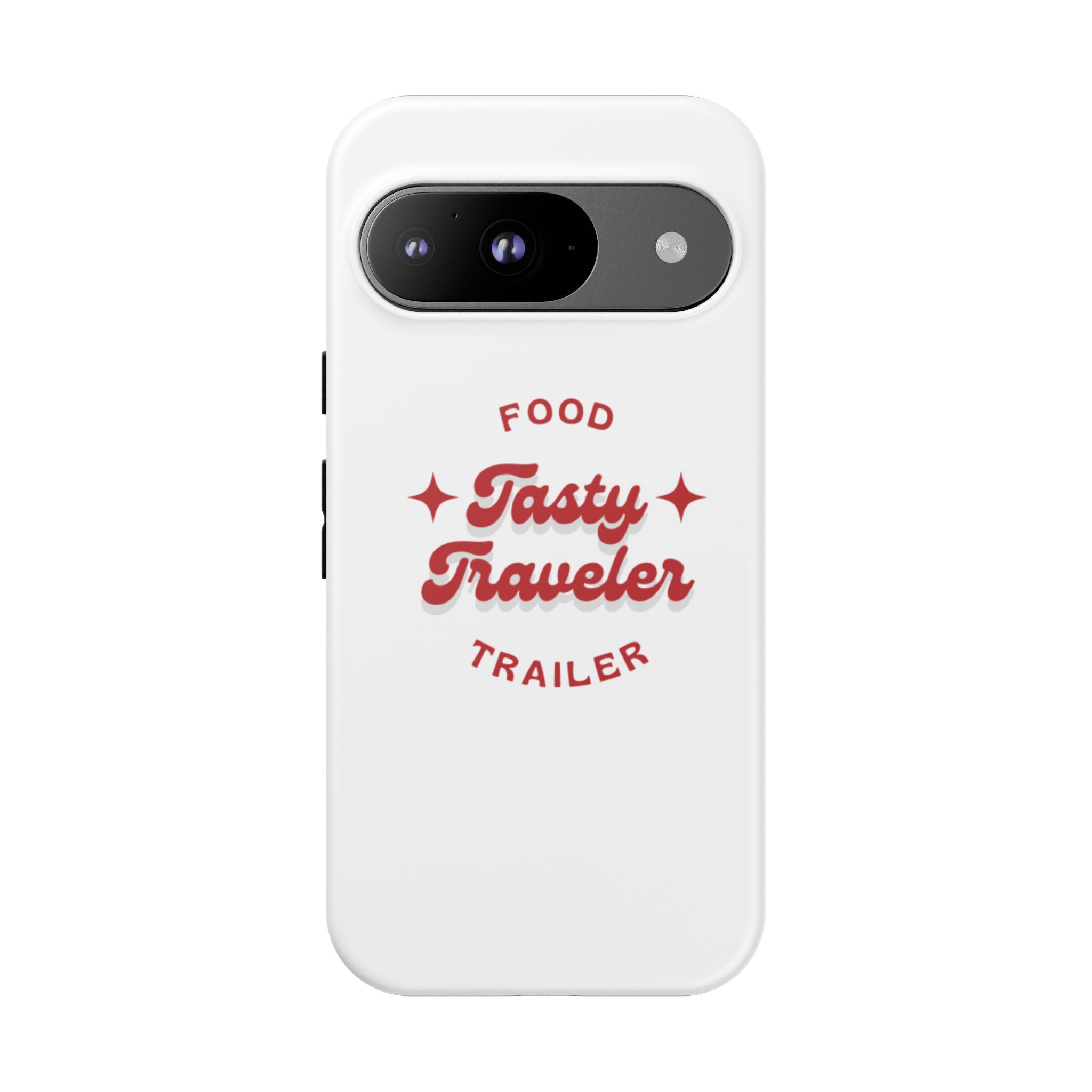 Phone Case — “Tasty Traveler” Food Trailer Retro Logo Protective Cover