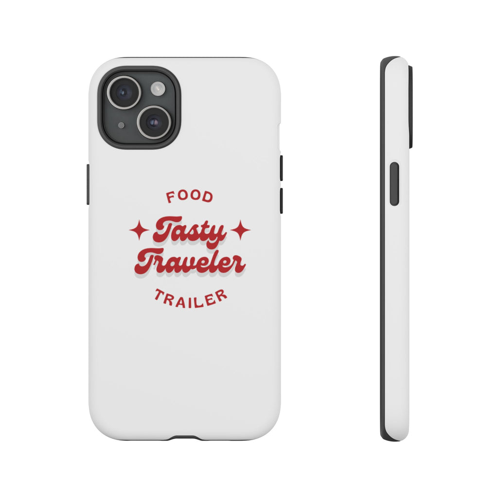 Phone Case — “Tasty Traveler” Food Trailer Retro Logo Protective Cover