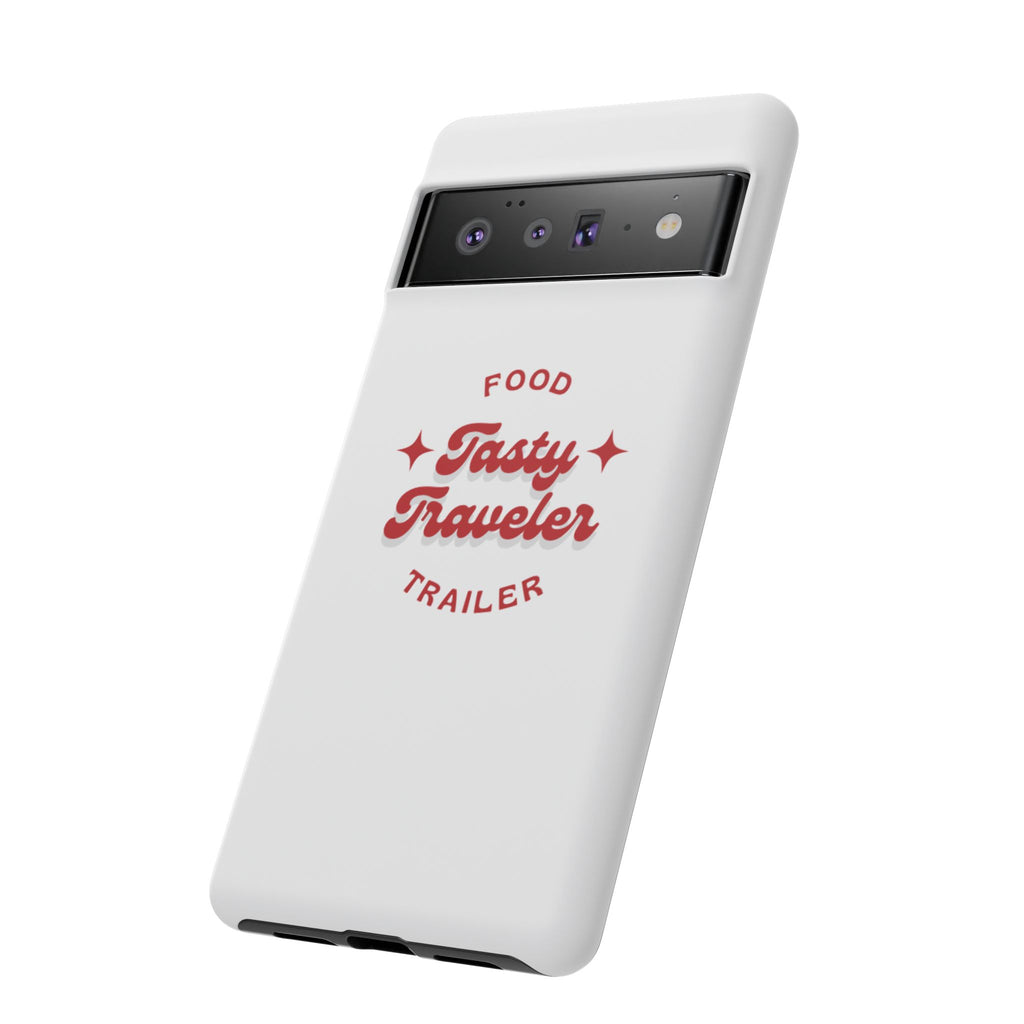 Phone Case — “Tasty Traveler” Food Trailer Retro Logo Protective Cover