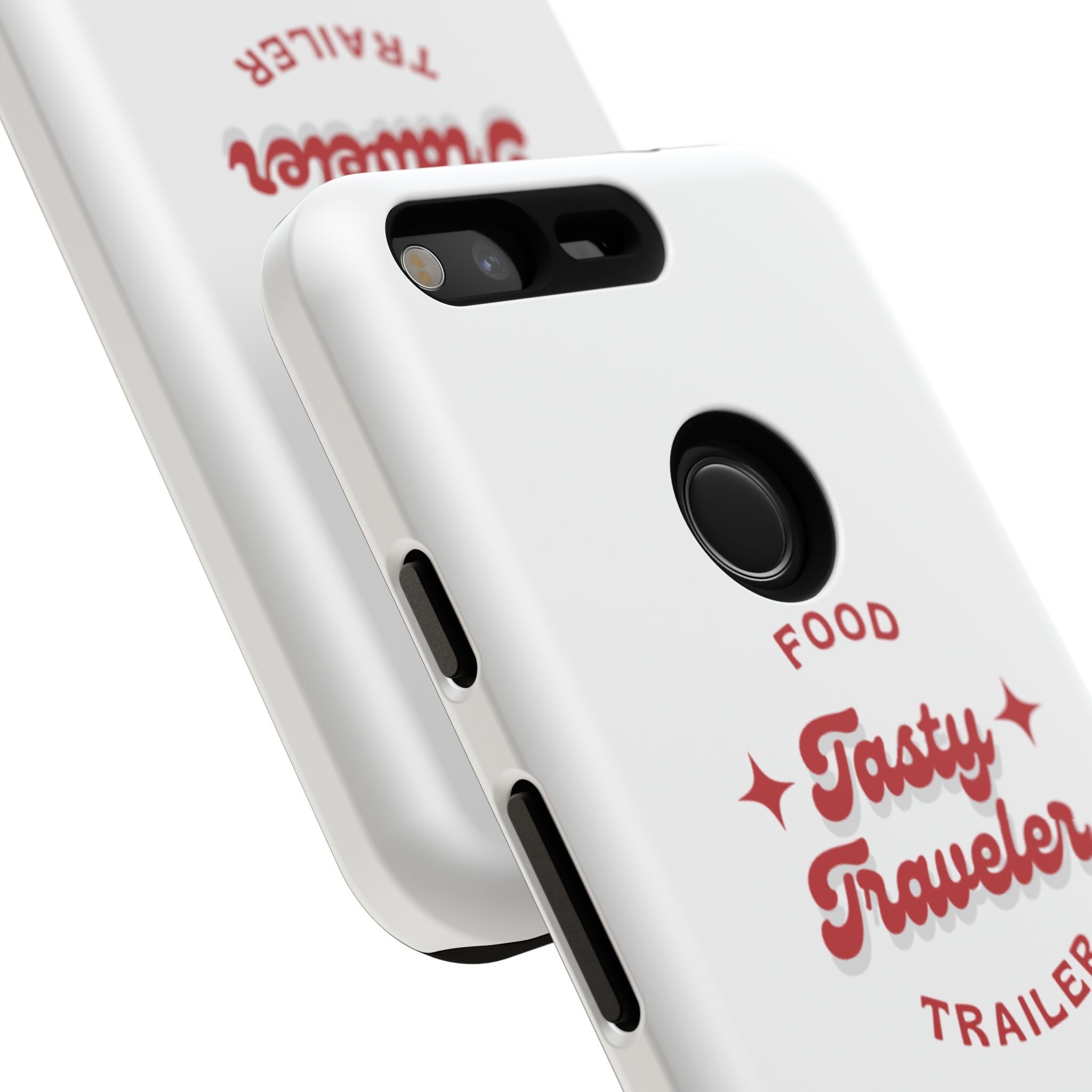 Phone Case — “Tasty Traveler” Food Trailer Retro Logo Protective Cover