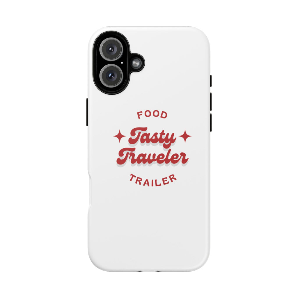 Phone Case — “Tasty Traveler” Food Trailer Retro Logo Protective Cover