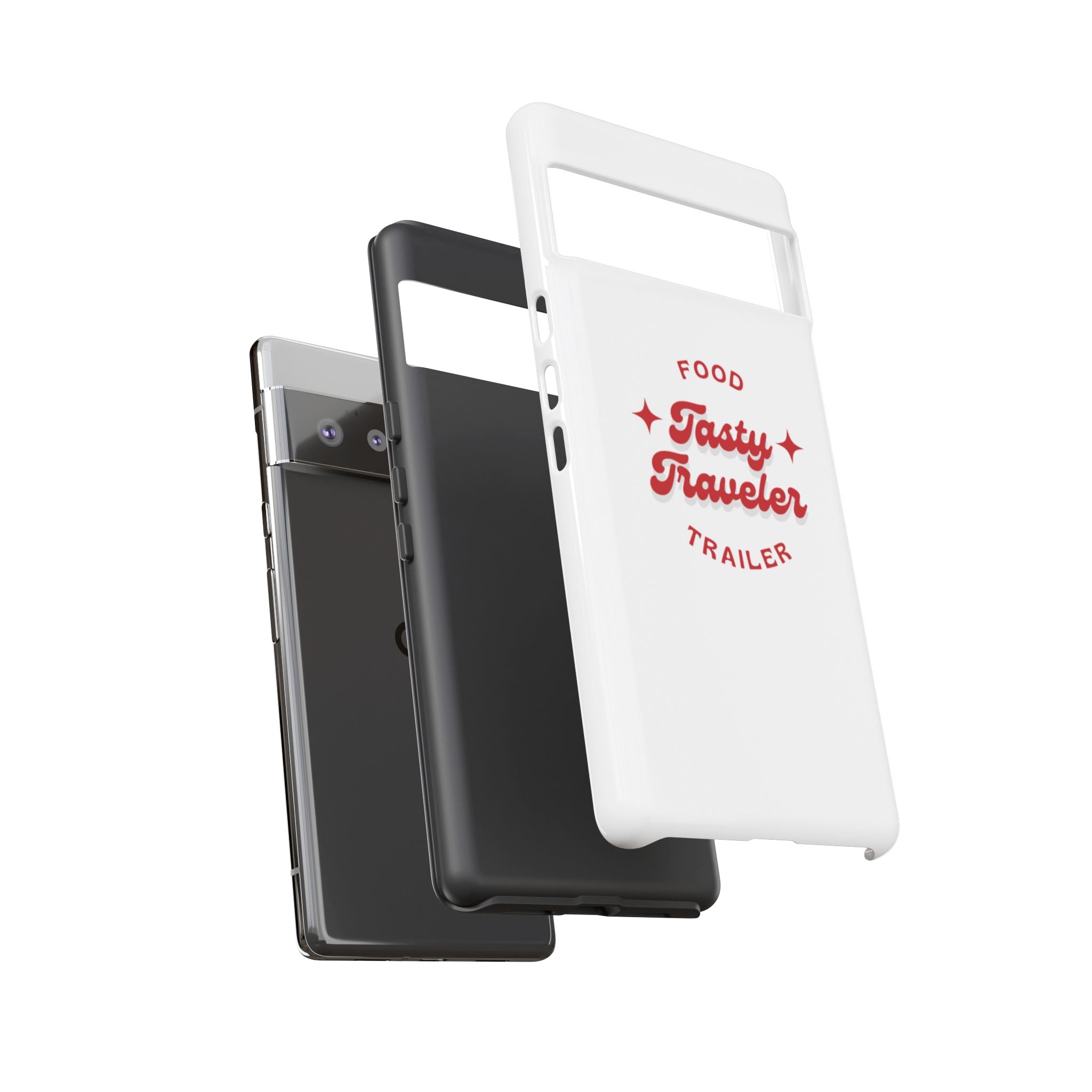Phone Case — “Tasty Traveler” Food Trailer Retro Logo Protective Cover