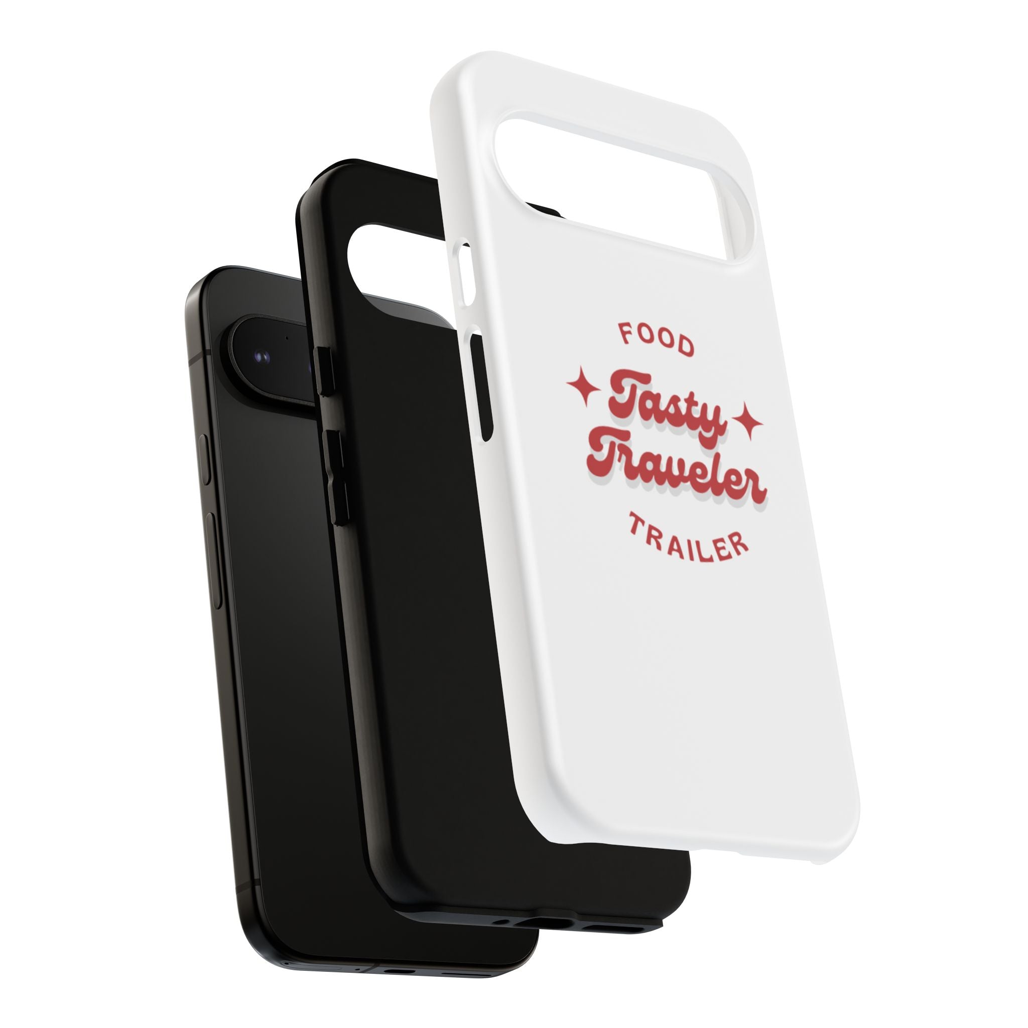 Phone Case — “Tasty Traveler” Food Trailer Retro Logo Protective Cover