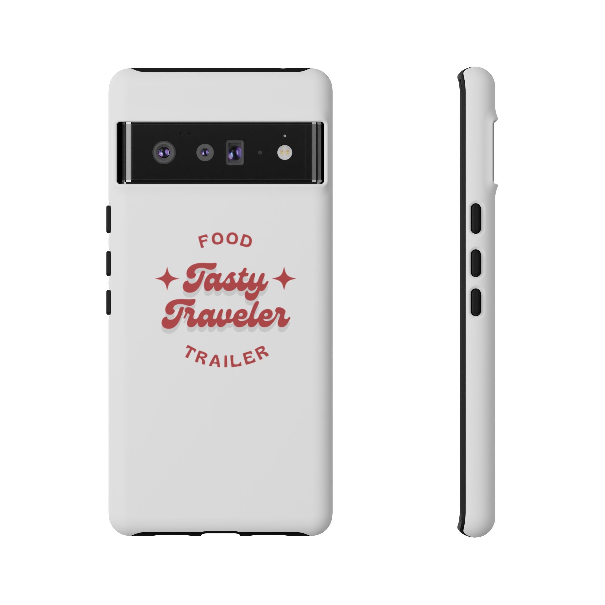 Phone Case — “Tasty Traveler” Food Trailer Retro Logo Protective Cover
