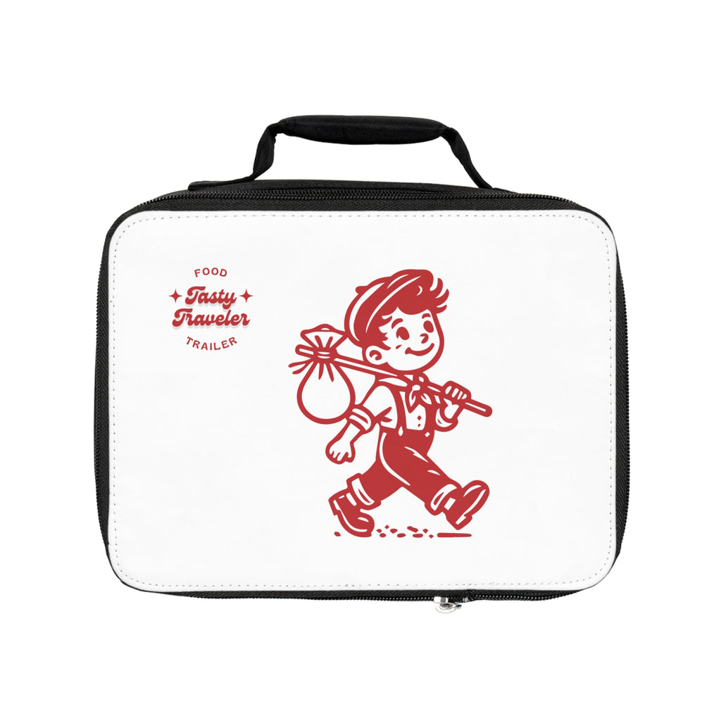 Retro 'Tasty Traveler' Lunch Bag — Vintage Kids Picnic Cooler