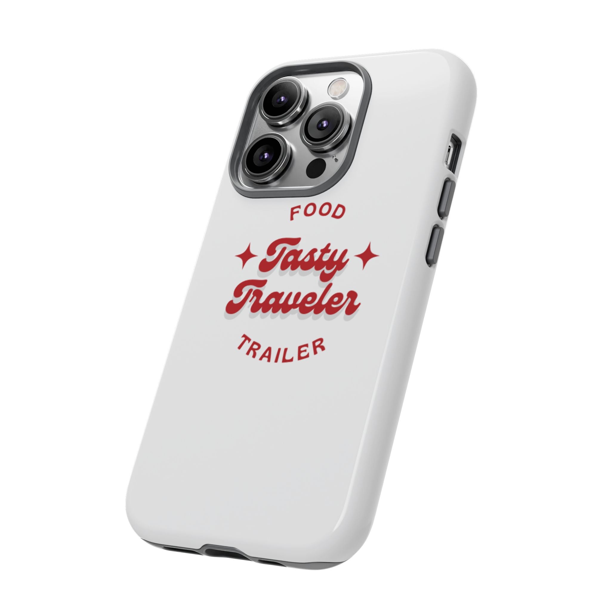 Phone Case — “Tasty Traveler” Food Trailer Retro Logo Protective Cover