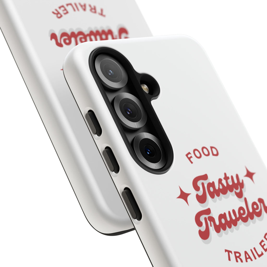 Phone Case — “Tasty Traveler” Food Trailer Retro Logo Protective Cover